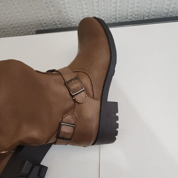 Target Mossimo Light Brown Heels Boots Women's Size 9.5 NEW - Picture 10 of 13